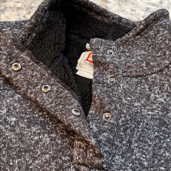 Avalanche | Women’s Thick Snap Pullover Shirt in Gray Size XL - Picture 3 of 12